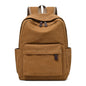 Solid Canvas Travel Backpack