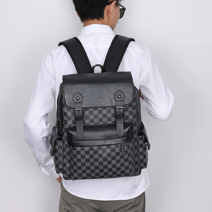 Retro Plaid Waterproof Backpack